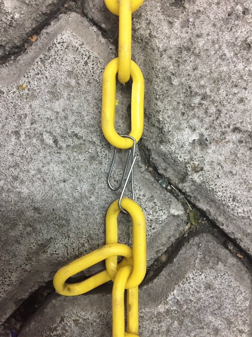 Weak Link, a found composition photographed by Jussi Koria